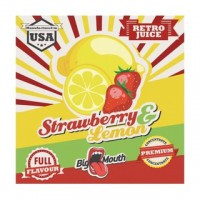 RETRO Strawberry-Lemon Aroma zum Selbstmischen - Original BigMouth 10ml