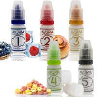 0 - Cloud Chasers 5x10ml Probierpaket E-Liquid von AVORIA made in Germany